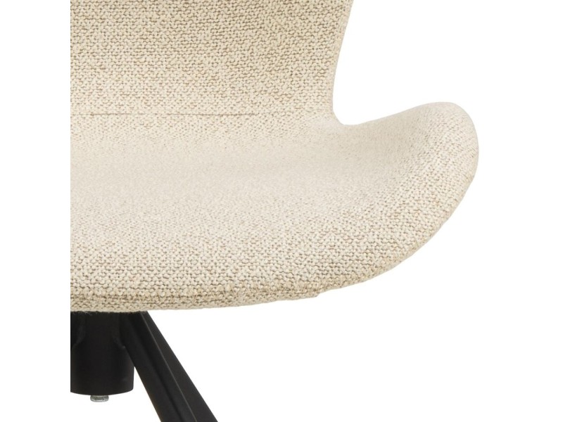 Krzesło obrotowe Batilda kremowe Monza 90 - ACTONA